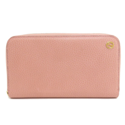 GUCCI グッチ 449347 インターロッキングG 長財布（小銭入れあり） レザー レディース 中古