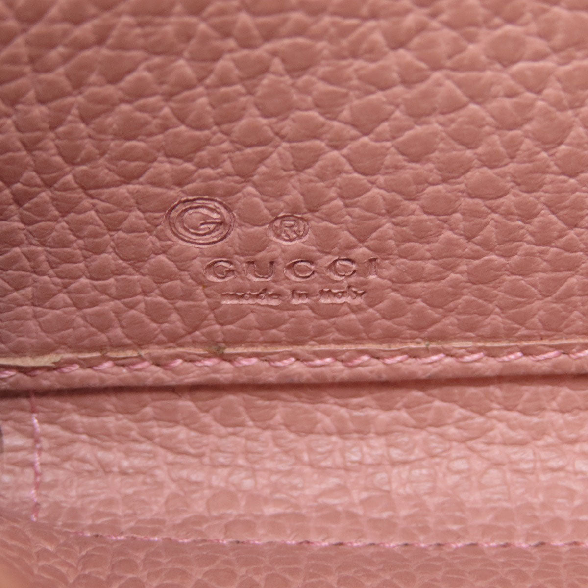GUCCI グッチ 449347 インターロッキングG 長財布（小銭入れあり） レザー レディース 中古