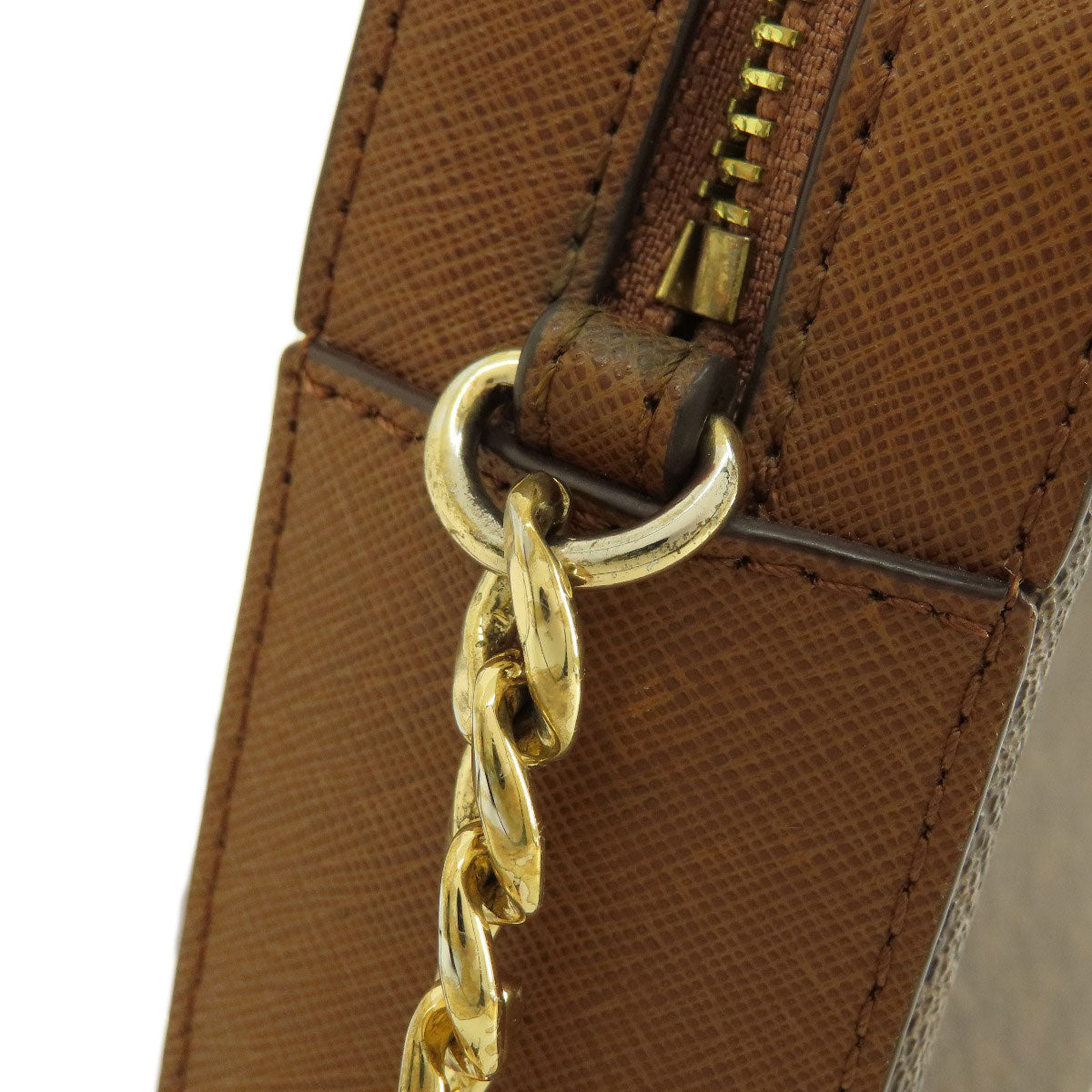 Michael Kors マイケルコース MKシグネチャー ショルダーバッグ レザー レディース 中古