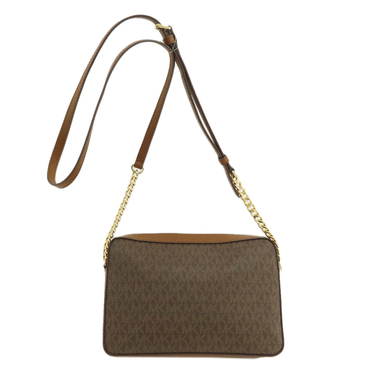 Michael Kors マイケルコース MKシグネチャー ショルダーバッグ レザー レディース 中古