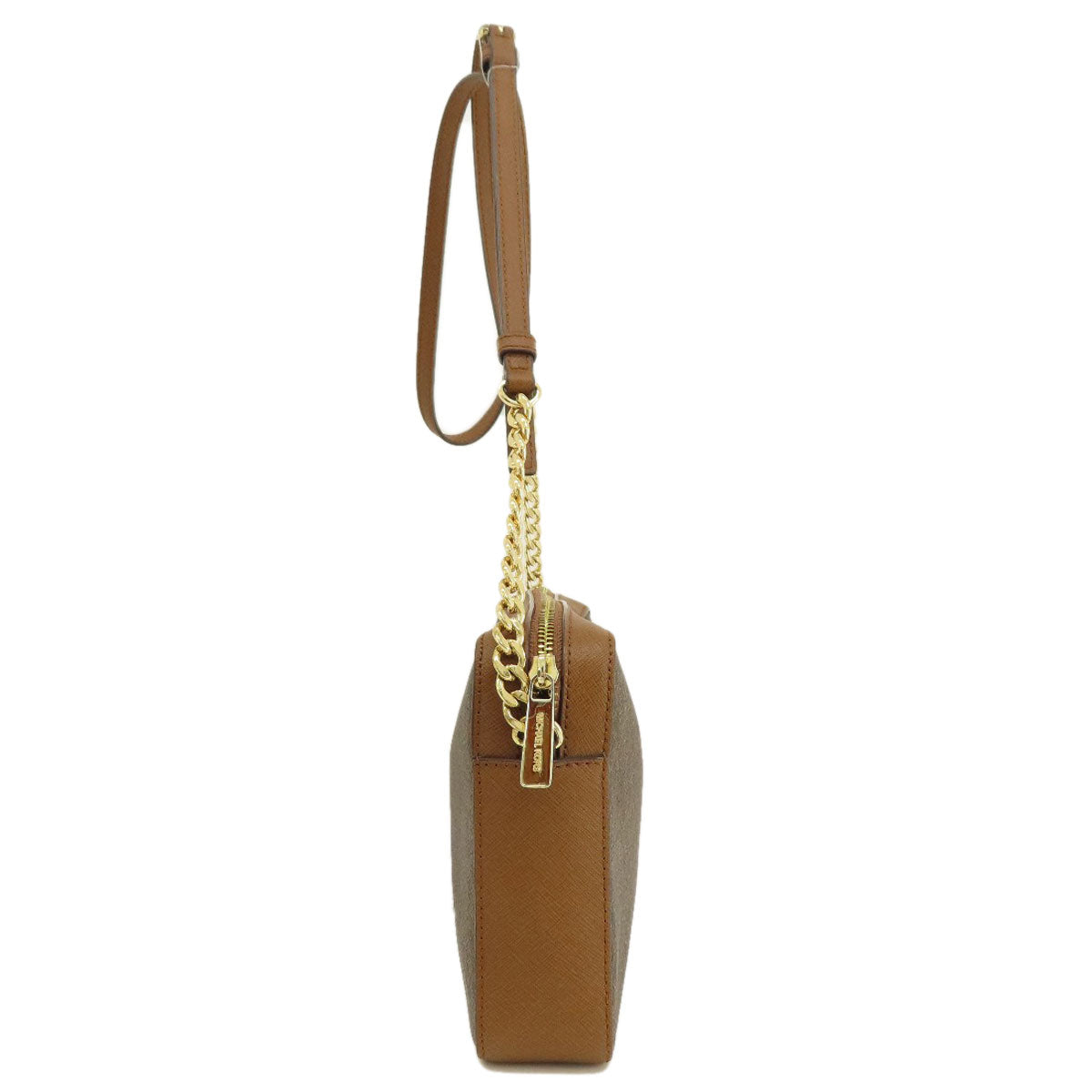 Michael Kors マイケルコース MKシグネチャー ショルダーバッグ レザー レディース 中古