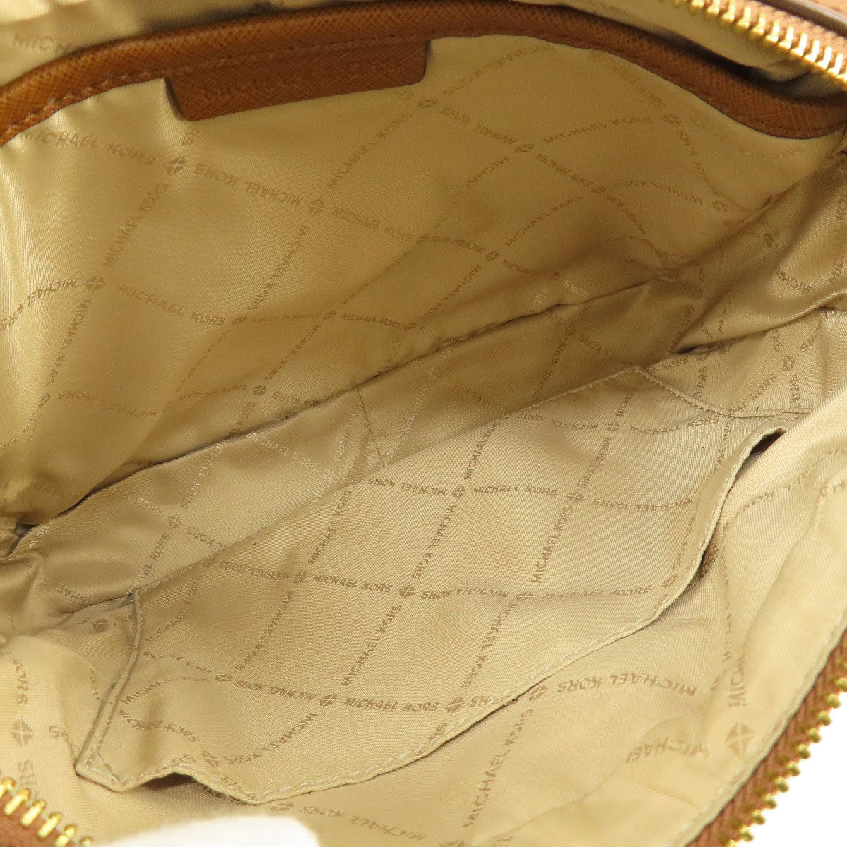 Michael Kors マイケルコース MKシグネチャー ショルダーバッグ レザー レディース 中古