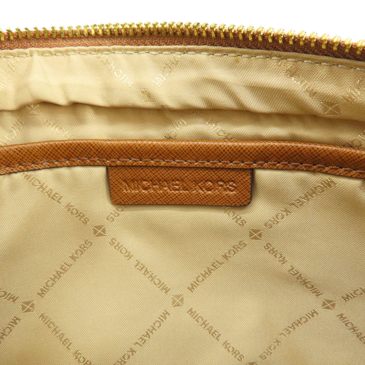 Michael Kors マイケルコース MKシグネチャー ショルダーバッグ レザー レディース 中古