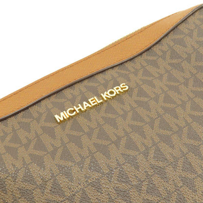Michael Kors マイケルコース MKシグネチャー ショルダーバッグ レザー レディース 中古
