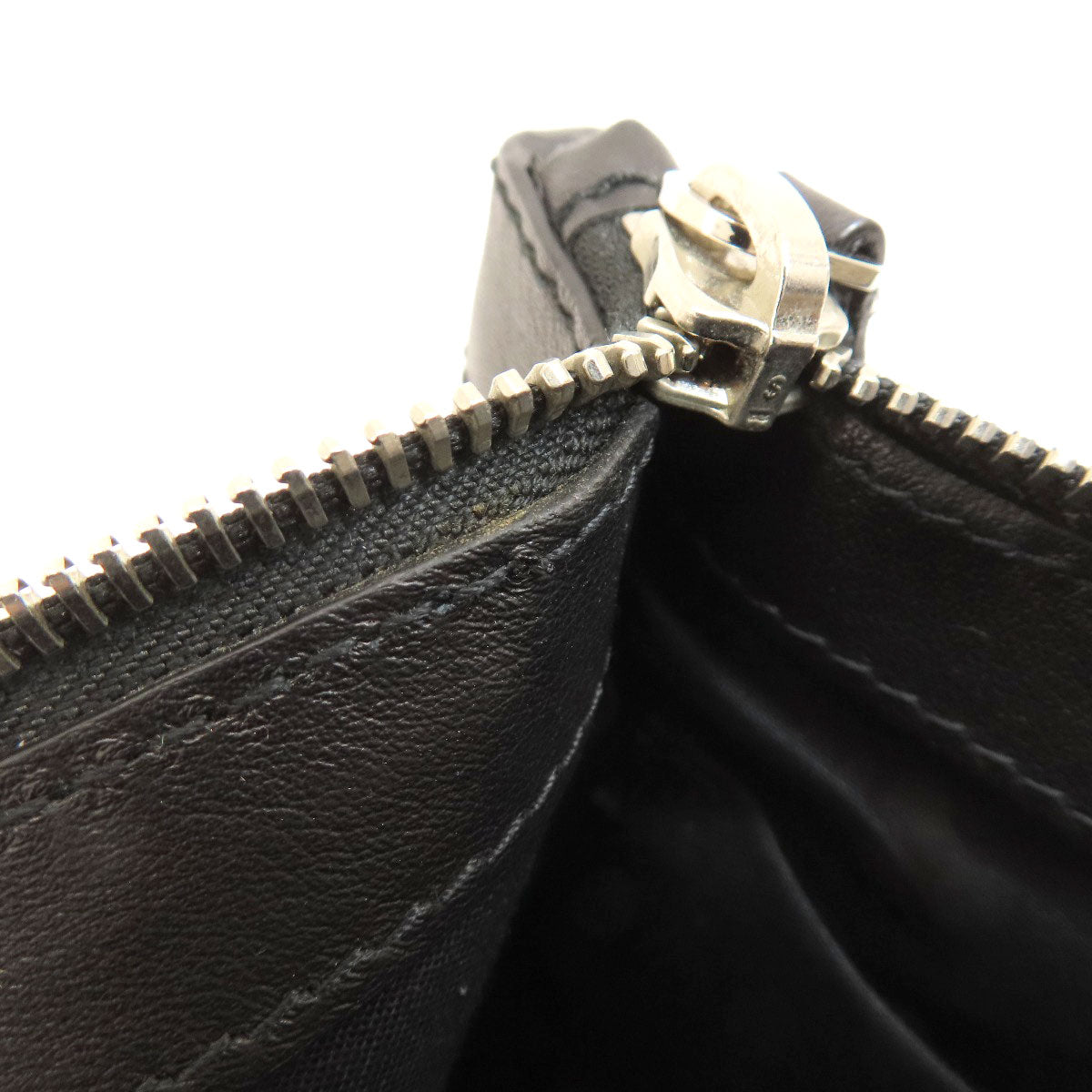 BALENCIAGA バレンシアガ 373834 ロゴ クラッチバッグ レザー レディース 中古