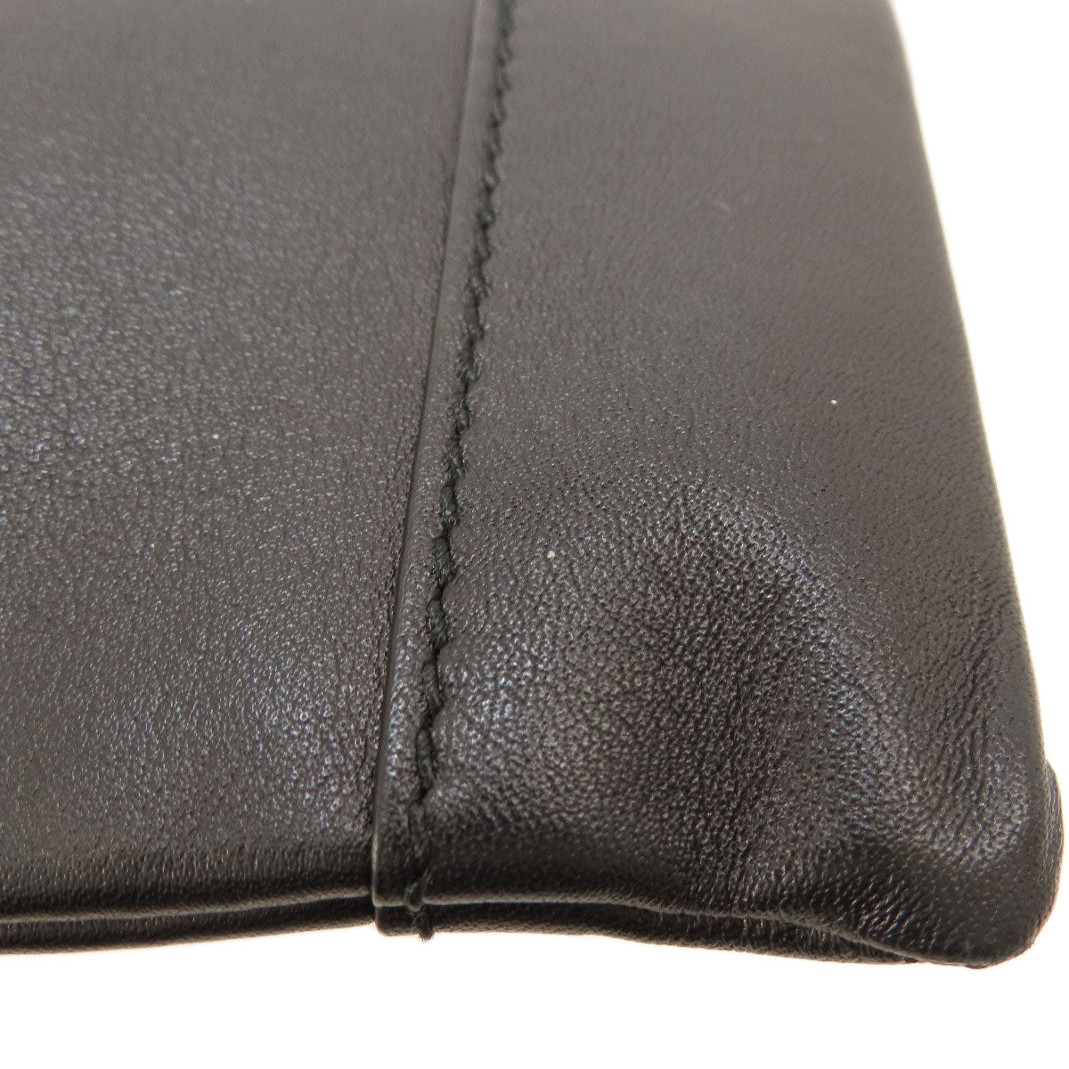 BALENCIAGA バレンシアガ 373834 ロゴ クラッチバッグ レザー レディース 中古