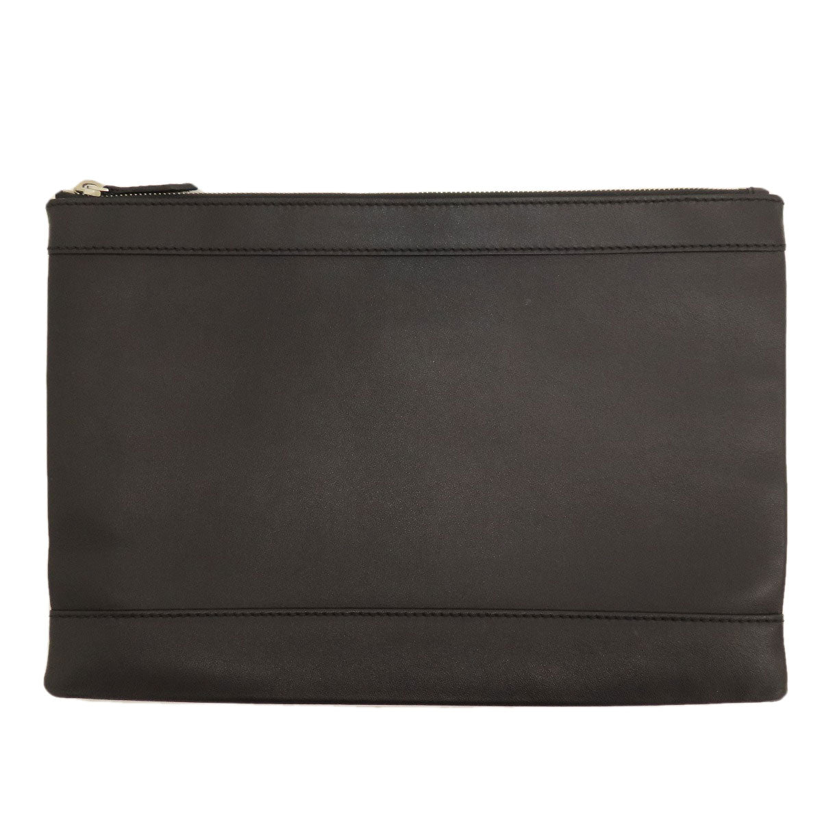 BALENCIAGA バレンシアガ 373834 ロゴ クラッチバッグ レザー レディース 中古