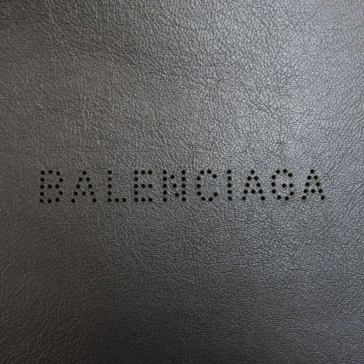 BALENCIAGA バレンシアガ 373834 ロゴ クラッチバッグ レザー レディース 中古
