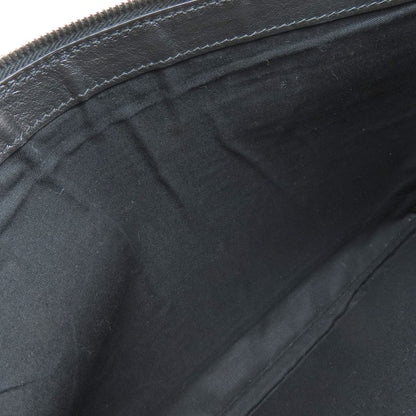 BALENCIAGA バレンシアガ 373834 ロゴ クラッチバッグ レザー レディース 中古
