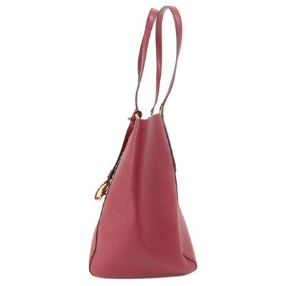 Michael Kors マイケルコース ロゴ トートバッグ レザー レディース 中古