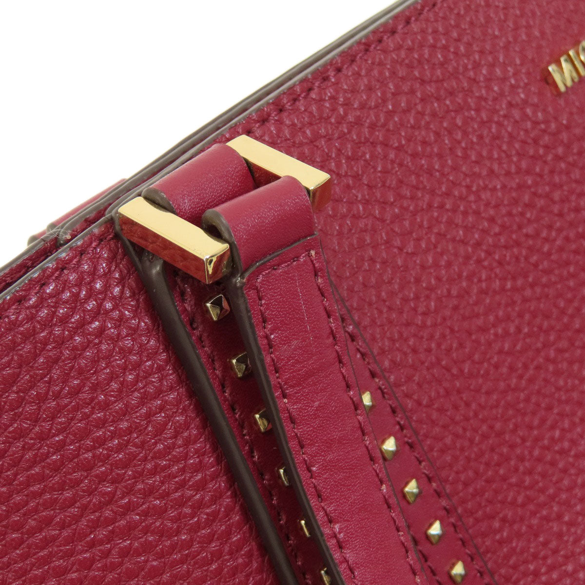 Michael Kors マイケルコース ロゴ トートバッグ レザー レディース 中古