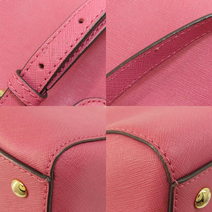 Michael Kors マイケルコース ロゴプレート 2WAY ハンドバッグ PVC レディース 中古