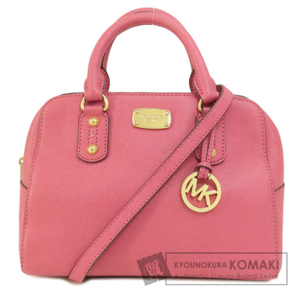 Michael Kors マイケルコース ロゴプレート 2WAY ハンドバッグ PVC レディース 中古