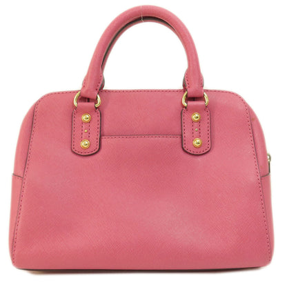 Michael Kors マイケルコース ロゴプレート 2WAY ハンドバッグ PVC レディース 中古
