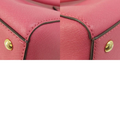 Michael Kors マイケルコース ロゴプレート 2WAY ハンドバッグ PVC レディース 中古