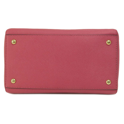 Michael Kors マイケルコース ロゴプレート 2WAY ハンドバッグ PVC レディース 中古