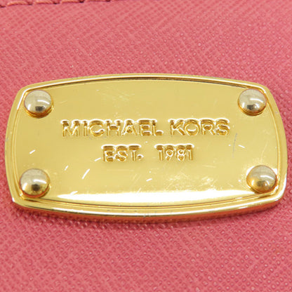 Michael Kors マイケルコース ロゴプレート 2WAY ハンドバッグ PVC レディース 中古