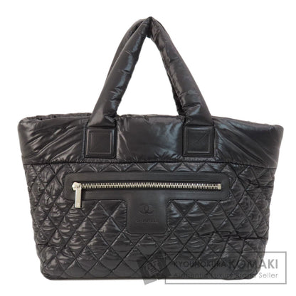 CHANEL シャネル コココクーン シルバー金具 ハンドバッグ ナイロン レディース 中古