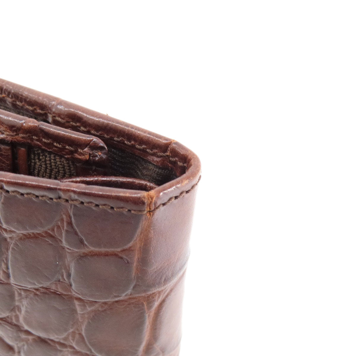 MULBERRY マルベリー ミニ財布 型押し コインケース レザー レディース 中古
