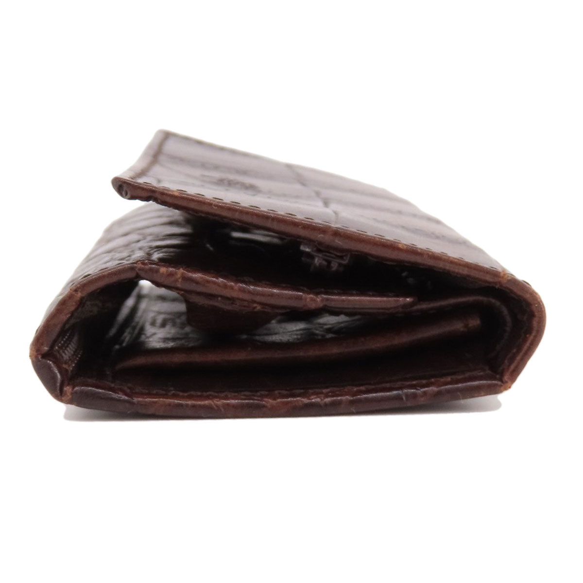 MULBERRY マルベリー ミニ財布 型押し コインケース レザー レディース 中古