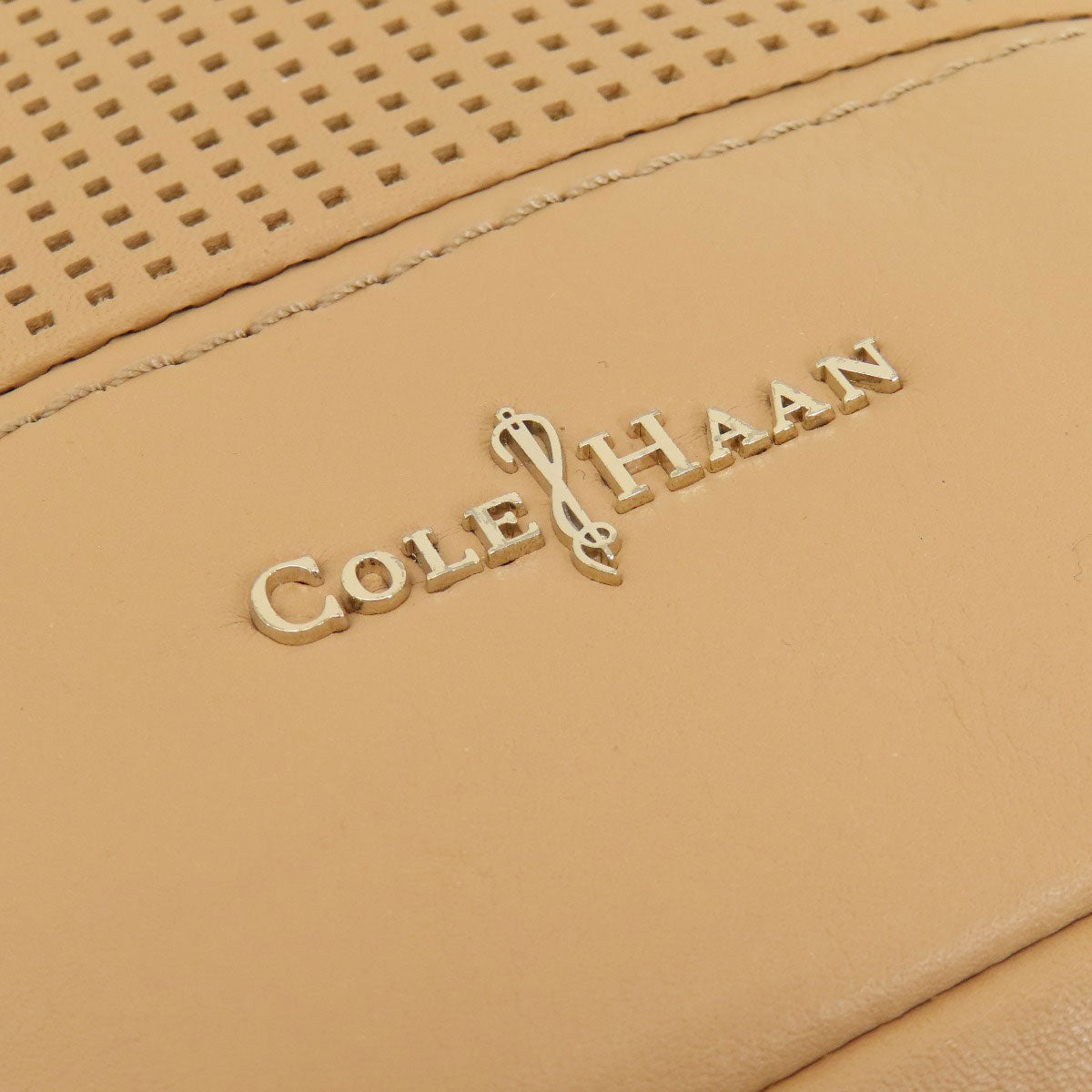 Cole Haan コールハーン ロゴ ショルダーバッグ レザー レディース 中古