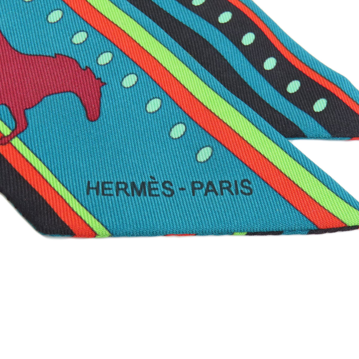 HERMES エルメス ツイリー スカーフ シルク レディース 中古
