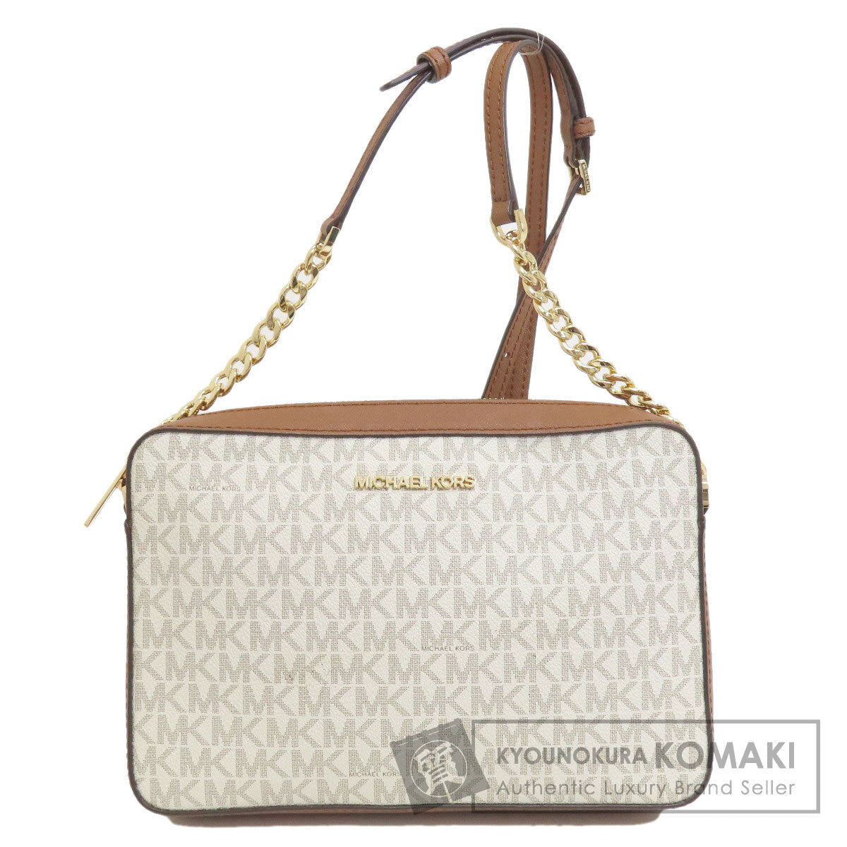 Michael Kors マイケルコース MKシグネチャー ショルダーバッグ PVC レディース 中古