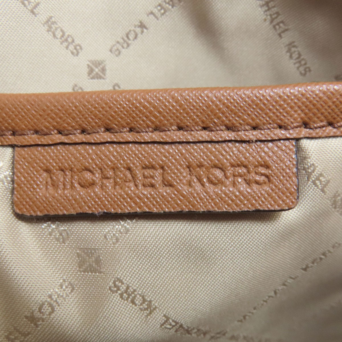 Michael Kors マイケルコース MKシグネチャー ショルダーバッグ PVC レディース 中古