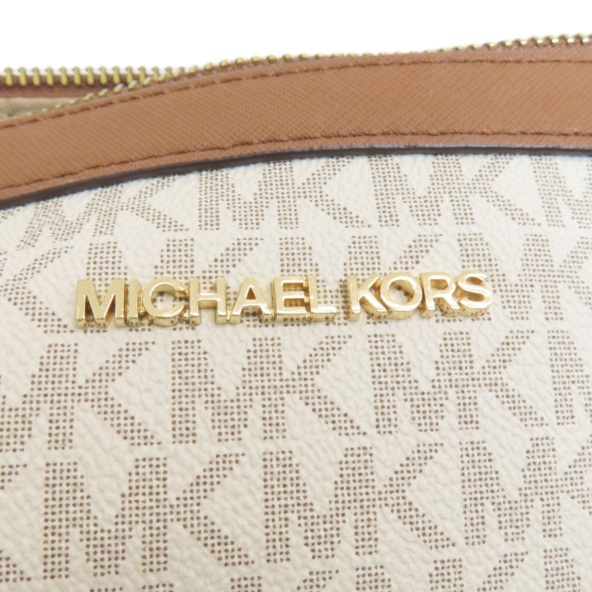 Michael Kors マイケルコース MKシグネチャー ショルダーバッグ PVC レディース 中古