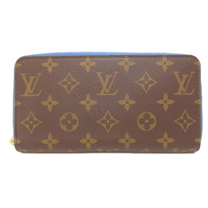 LOUIS VUITTON ルイヴィトン M63894 ジッピー・ウォレット モノグラム ブルージーン 長財布（小銭入れあり） モノグラムキャンバス レディース 中古