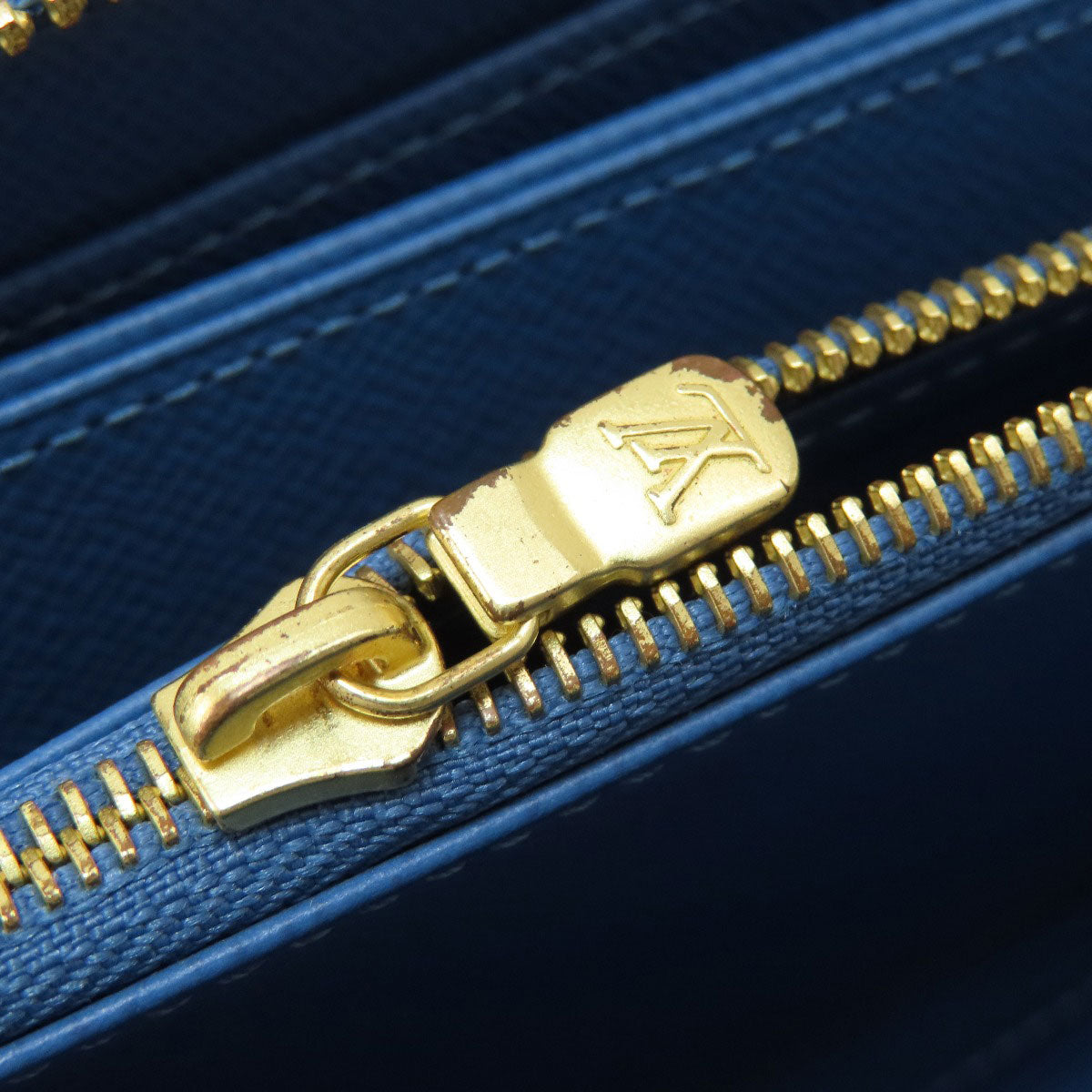 LOUIS VUITTON ルイヴィトン M63894 ジッピー・ウォレット モノグラム ブルージーン 長財布（小銭入れあり） モノグラムキャンバス レディース 中古