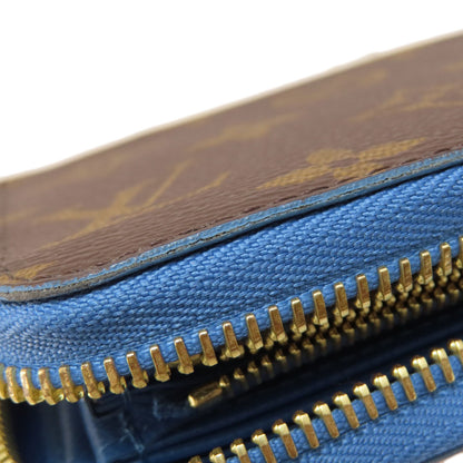 LOUIS VUITTON ルイヴィトン M63894 ジッピー・ウォレット モノグラム ブルージーン 長財布（小銭入れあり） モノグラムキャンバス レディース 中古