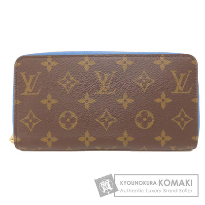 LOUIS VUITTON ルイヴィトン M63894 ジッピー・ウォレット モノグラム ブルージーン 長財布（小銭入れあり） モノグラムキャンバス レディース 中古
