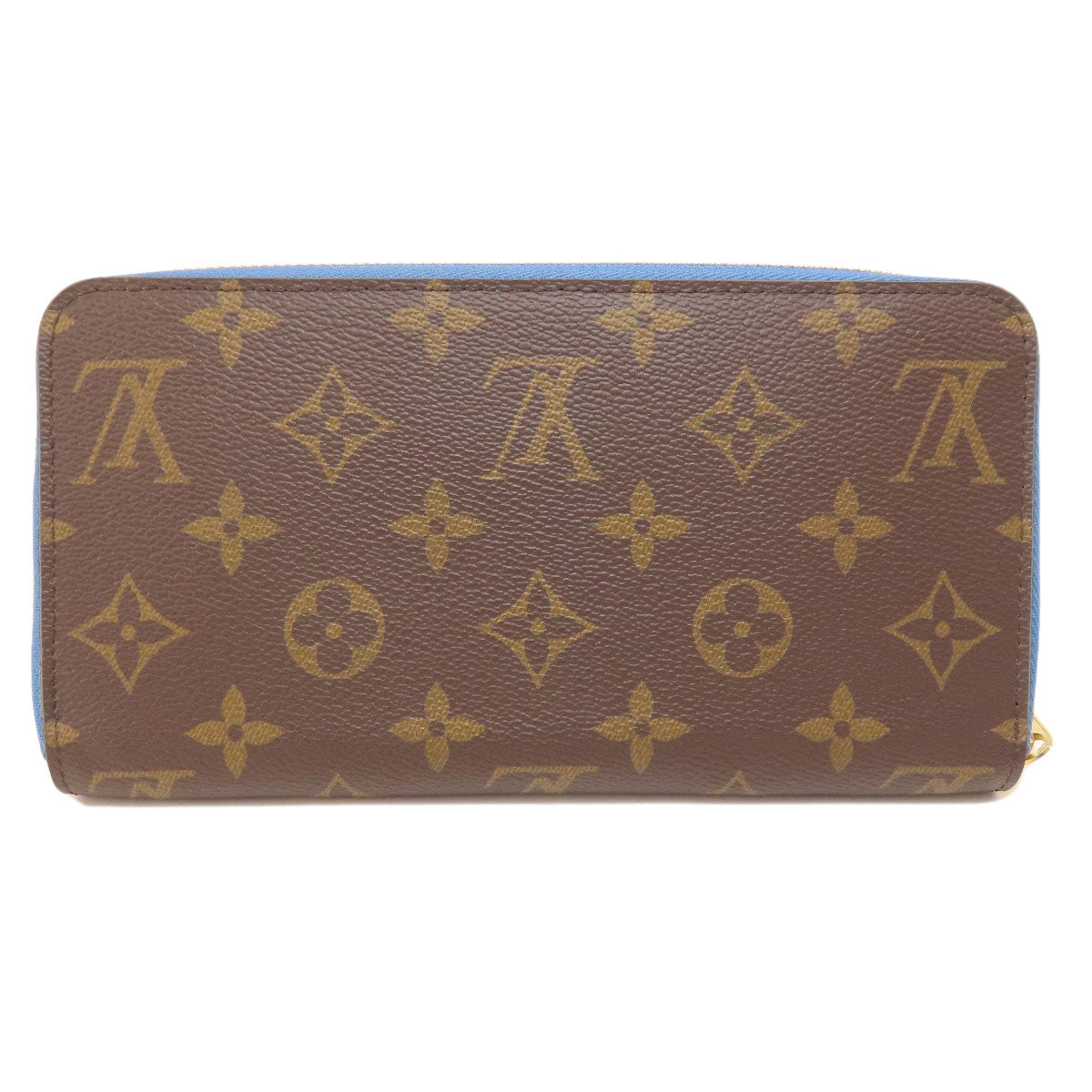 LOUIS VUITTON ルイヴィトン M63894 ジッピー・ウォレット モノグラム ブルージーン 長財布（小銭入れあり） モノグラムキャンバス レディース 中古