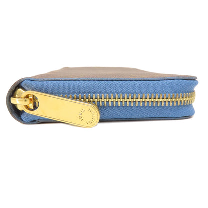 LOUIS VUITTON ルイヴィトン M63894 ジッピー・ウォレット モノグラム ブルージーン 長財布（小銭入れあり） モノグラムキャンバス レディース 中古