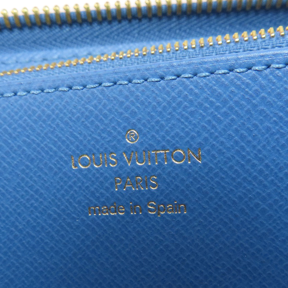 LOUIS VUITTON ルイヴィトン M63894 ジッピー・ウォレット モノグラム ブルージーン 長財布（小銭入れあり） モノグラムキャンバス レディース 中古