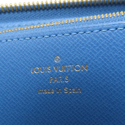 LOUIS VUITTON ルイヴィトン M63894 ジッピー・ウォレット モノグラム ブルージーン 長財布（小銭入れあり） モノグラムキャンバス レディース 中古