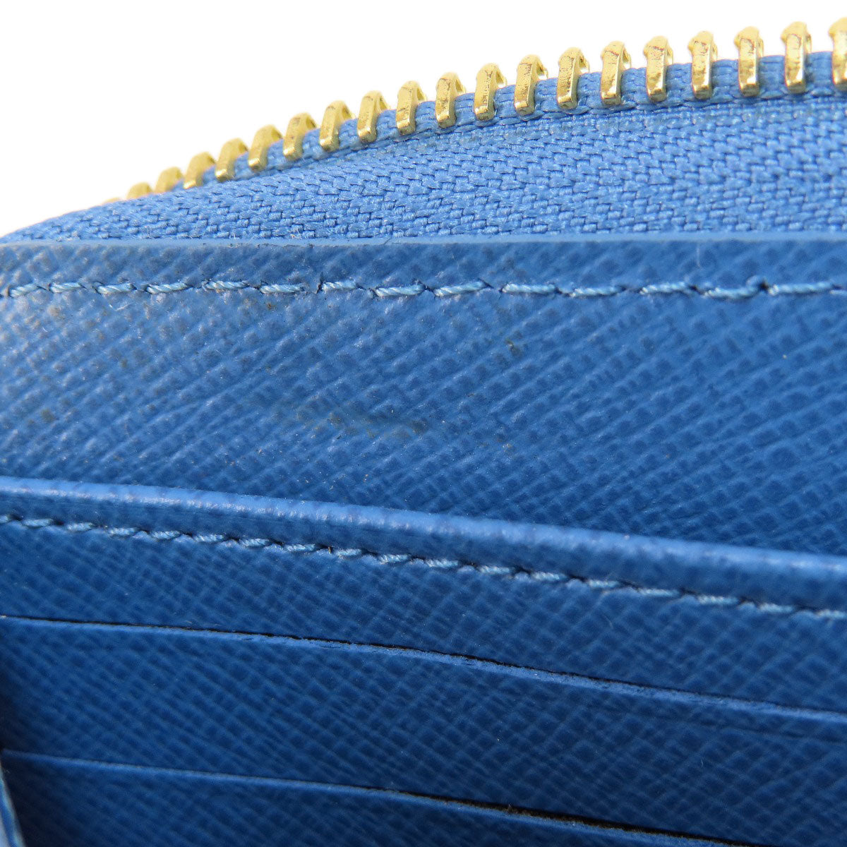 LOUIS VUITTON ルイヴィトン M63894 ジッピー・ウォレット モノグラム ブルージーン 長財布（小銭入れあり） モノグラムキャンバス レディース 中古