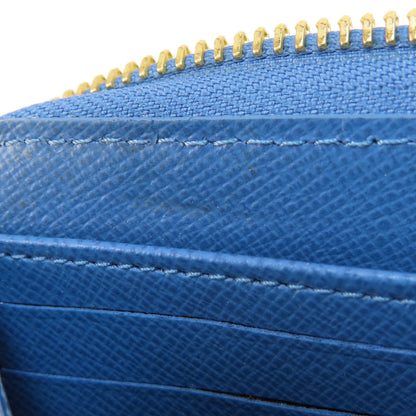 LOUIS VUITTON ルイヴィトン M63894 ジッピー・ウォレット モノグラム ブルージーン 長財布（小銭入れあり） モノグラムキャンバス レディース 中古