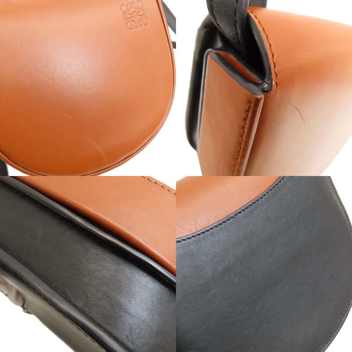 LOEWE ロエベ ヒールデュオ ショルダーバッグ カーフ レディース 中古