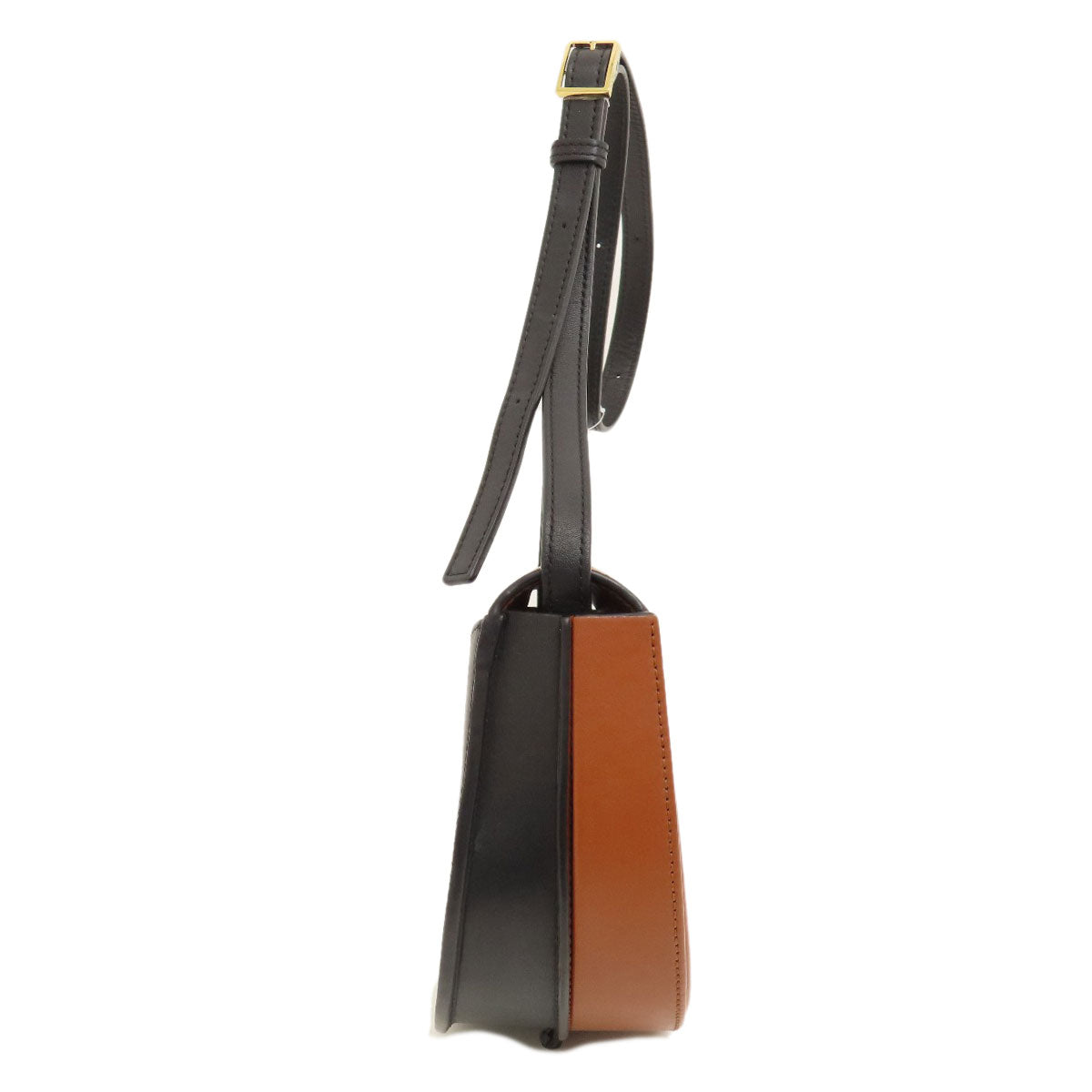 LOEWE ロエベ ヒールデュオ ショルダーバッグ カーフ レディース 中古