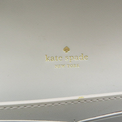 kate spade ケイトスペード チェーンウォレット ロゴモチーフ 長財布（小銭入れあり） レザー レディース 中古