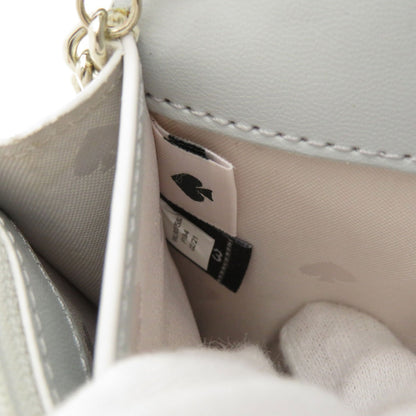 kate spade ケイトスペード チェーンウォレット ロゴモチーフ 長財布（小銭入れあり） レザー レディース 中古