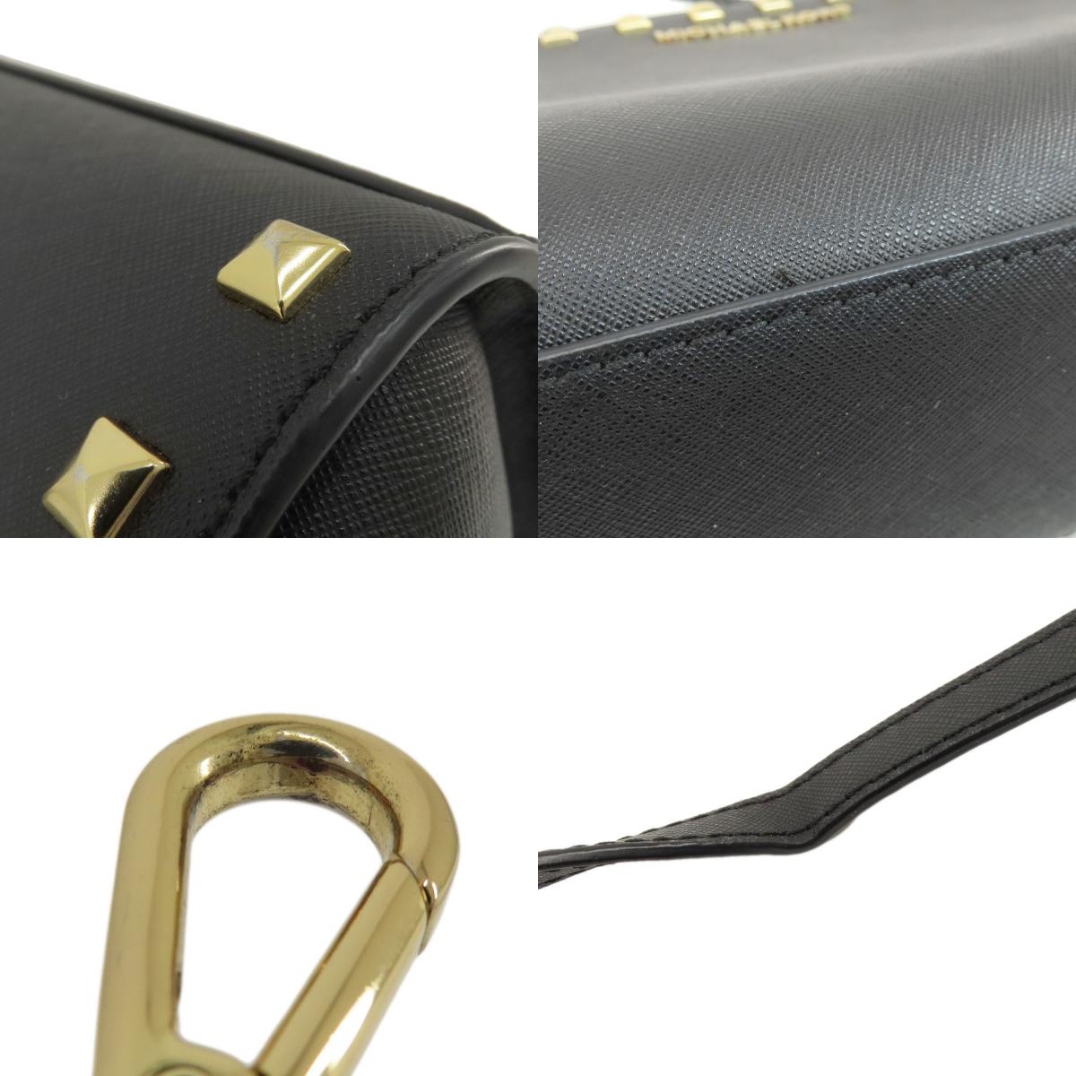 Michael Kors マイケルコース ロングショルダー スタッズ ショルダーバッグ レザー レディース 中古