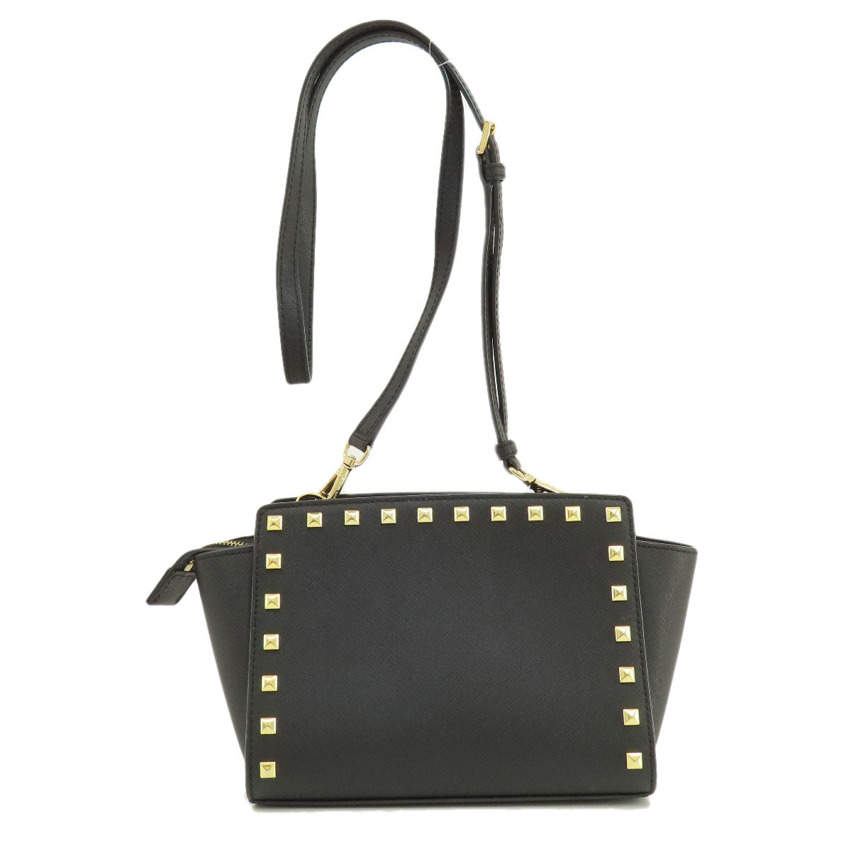 Michael Kors マイケルコース ロングショルダー スタッズ ショルダーバッグ レザー レディース 中古
