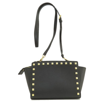 Michael Kors マイケルコース ロングショルダー スタッズ ショルダーバッグ レザー レディース 中古