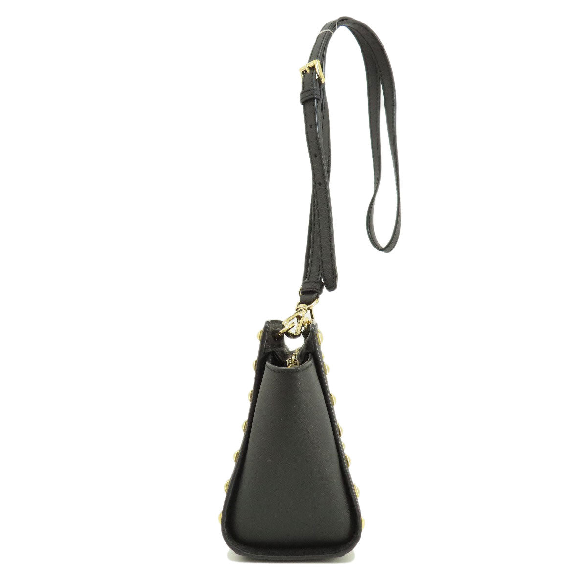 Michael Kors マイケルコース ロングショルダー スタッズ ショルダーバッグ レザー レディース 中古