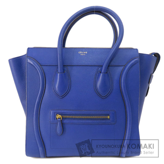 CELINE セリーヌ ラゲージ ミニ トートバッグ レザー レディース 中古