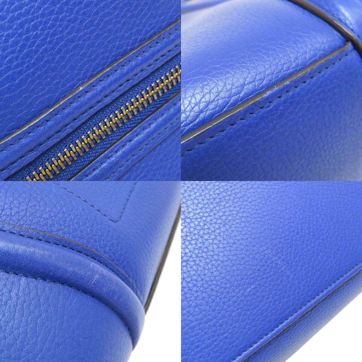CELINE セリーヌ ラゲージ ミニ トートバッグ レザー レディース 中古