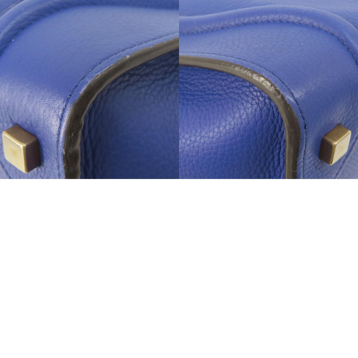 CELINE セリーヌ ラゲージ ミニ トートバッグ レザー レディース 中古